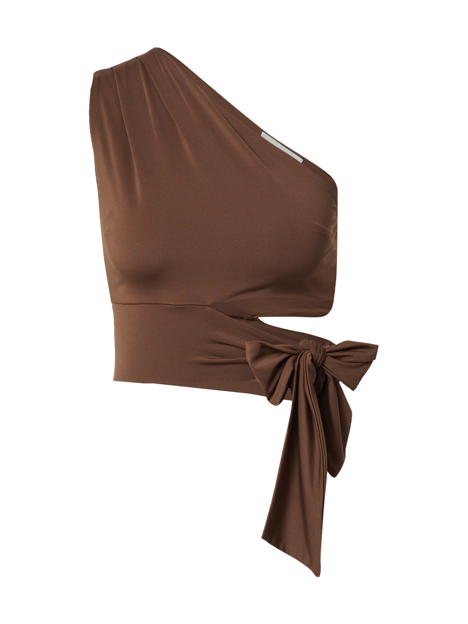 Wir präsentieren das stylische Top „Leia“ von LeGer by Lena Gercke, ein elegantes, braunes One-Shoulder-Crop-Top mit seitlichem Bindedetail. Es ist aus glattem Stoff gefertigt und an der Schulter gerafft, sodass es elegant fällt und einen raffinierten Look erzeugt. Der Bindegürtel in der Taille bildet eine bezaubernde Schleife und verleiht dem Oberteil zusätzlichen Chic. Perfekt für ein modisches und trendiges Ensemble.