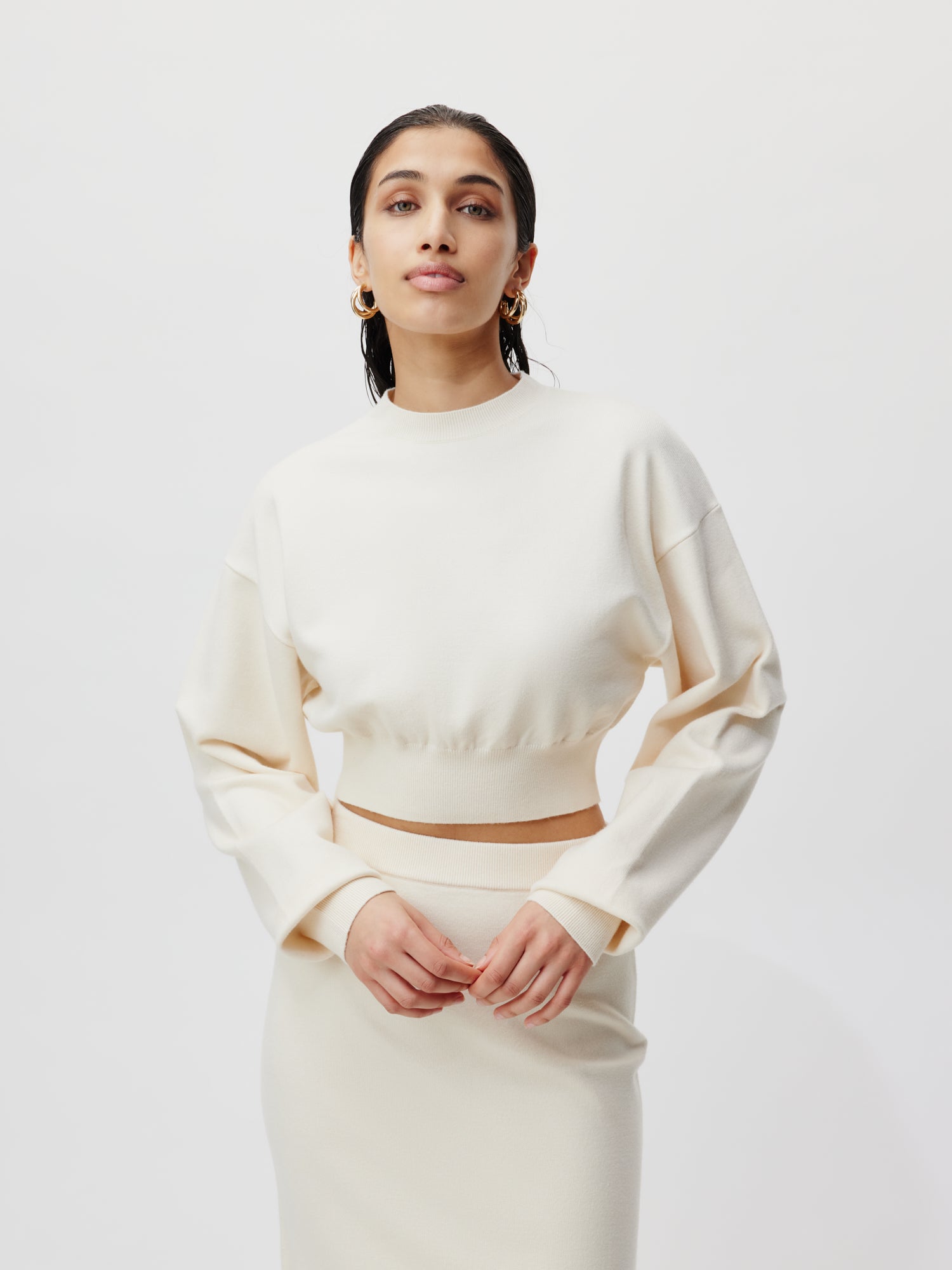 Leger Lena Gercke Rollkragenpullover Lena Gercke Cropped Pullover